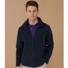 Model wearing Henbury Micro Fleece Jacket