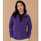 Model wearing Henbury Ladies Micro Fleece Jacket