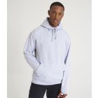 Model wearing Just Hoods AWDis Street Hoodie