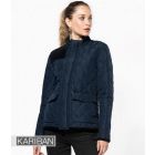 Model wearing Kariban Ladies Quilted Jacket