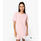 Model wearing Native Spirit Ladies T Shirt Dress