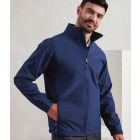 Model wearing Premier Windchecker Recycled Printable Softshell Jacket