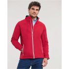 Model wearing Russell Mens Bionic Softshell Jacket