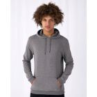 Model wearing B&C Mens #Hooded Sweat