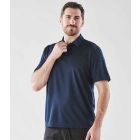 Model wearing Stormtech Treeline Performance Polo Shirt