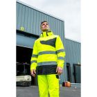 Model wearing Portwest PW2 Hi Vis Winter Jacket