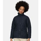 Model wearing Regatta Ladies Tarah Diamond Quilted Jacket