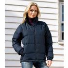 Model wearing Result Urban Ladies Holkham Down Feel Jacket