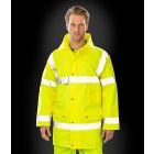 Model wearing Result Safe-Guard Hi Vis Safety Jacket