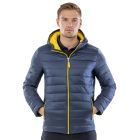 Model wearing Result Urban Mens Snow Bird Padded Jacket