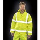 Model wearing Yellow Result Safe-Guard Winter Blouson Jacket
