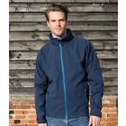 Model wearing Result Core Mens Printable Softshell Jacket