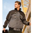 Model wearing Result Work-Guard Zip Sleeve Heavy Duty Jacket