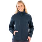 Model wearing Result Genuine Recycled Womens Recycled 3-Layer Printable Softshell Jacket