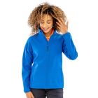 Model wearing Result Genuine Recycled Ladies Recycled 2-Layer Printable Softshell