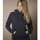 Model wearing Tee Jays Womens Hooded Sweatshirt