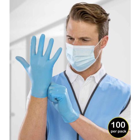Result Essential Hygiene Result Synthetic Vinyl Disposable Gloves