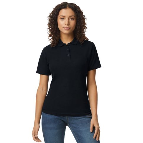 Softstyle® Ladies' Double Pique Polo by Gildan at XAMAX®