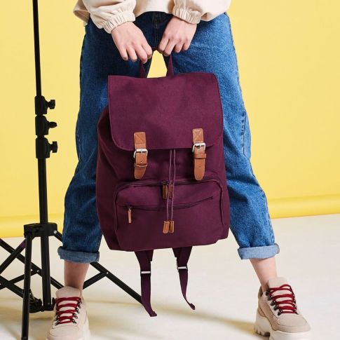 bagbase vintage laptop backpack | GÖTEBORG USB Charging Port Backpack Vintage Laptop Backpack 15.6'' -