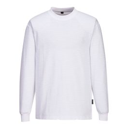 Anti-Static ESD Long Sleeve T Shirt by Portwest at XAMAX®