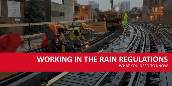 Working in the Rain - Regulations You Need to Know About