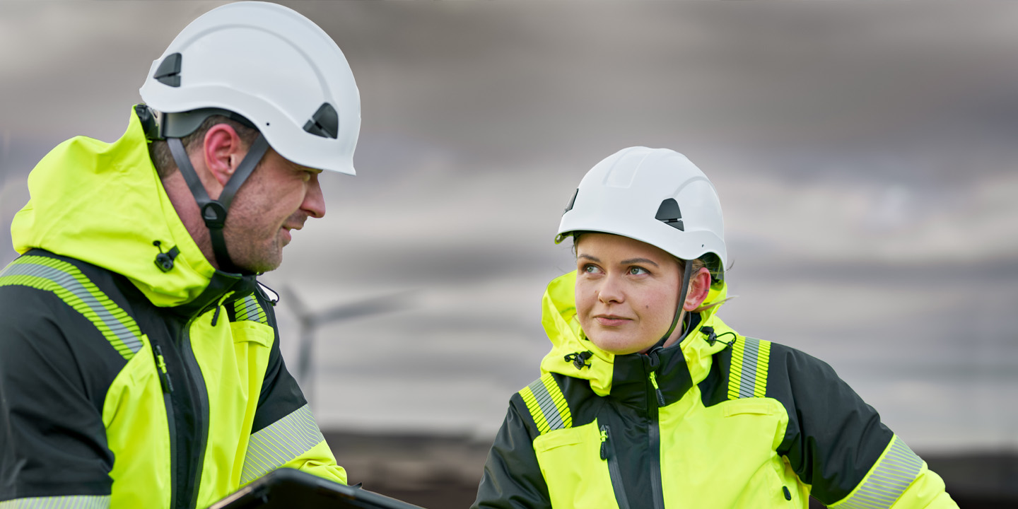 Work team using a range of Portwest personal protective equipment