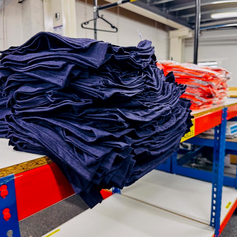 Bundle deals for printed T-shirts, hi vis vests, staff kit, promotional clothing and high-volume workwear orders