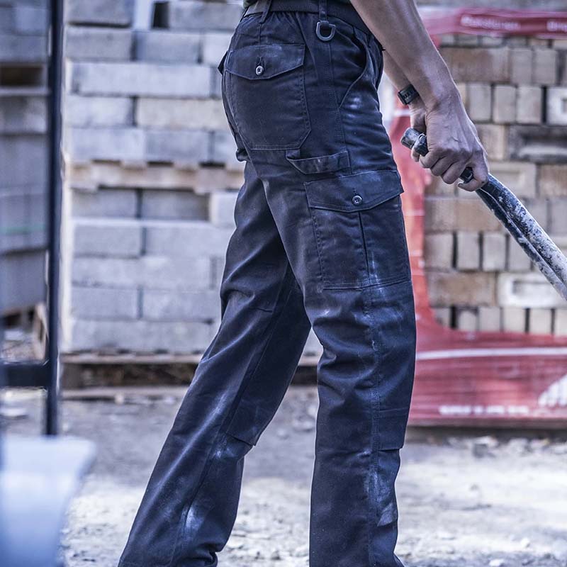 Cargo trousers for practical workwear storage, warehouses, logistics and site support teams