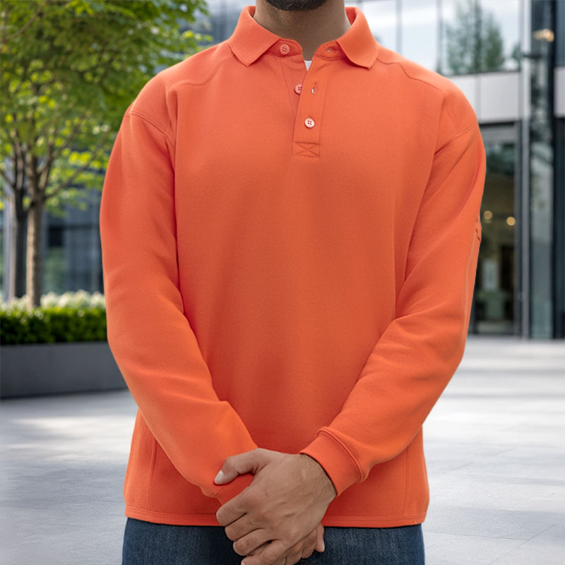 Collared sweatshirts for staff uniforms, supervisors, trade counter teams and customer-facing workwear
