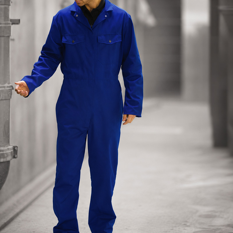 Coveralls and boilersuits for workshops, engineering, mechanics and full-body workwear