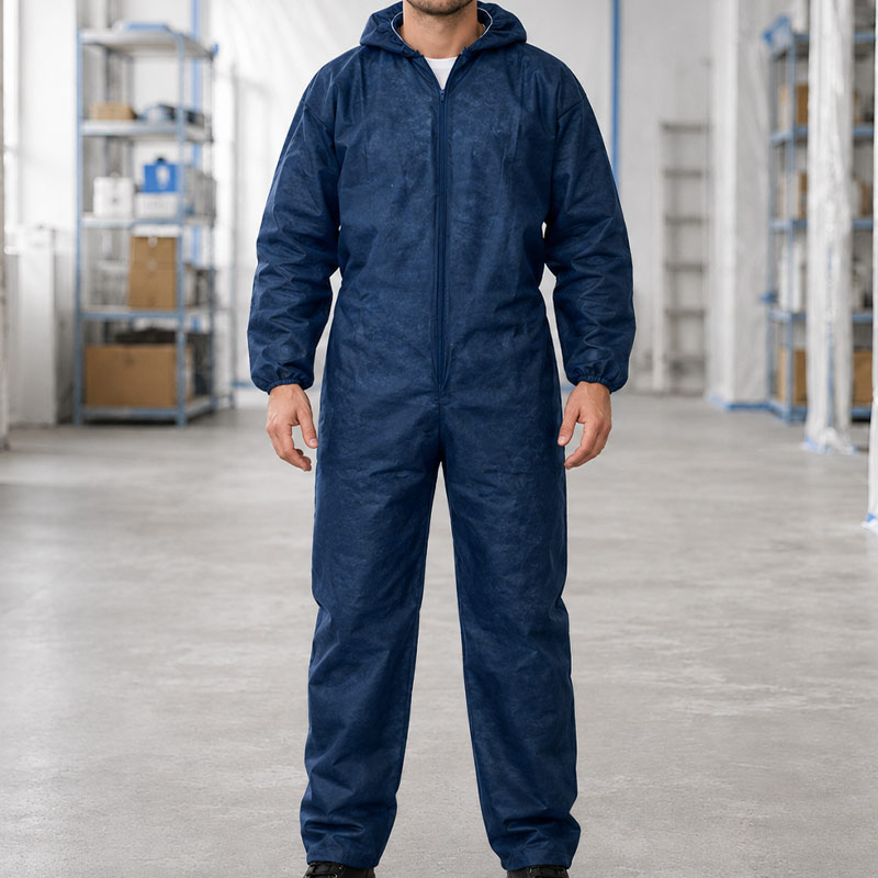 Disposable coveralls for bulk PPE supply, contamination control, cleaning, maintenance and industrial work