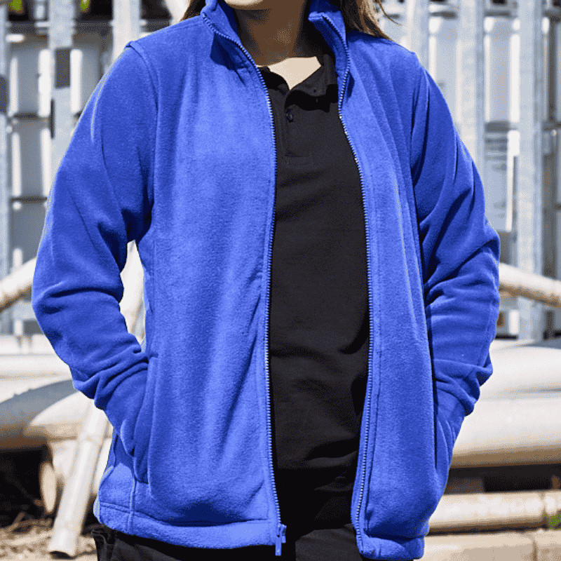 Work fleeces for embroidered staff uniforms, teamwear and warm business clothing