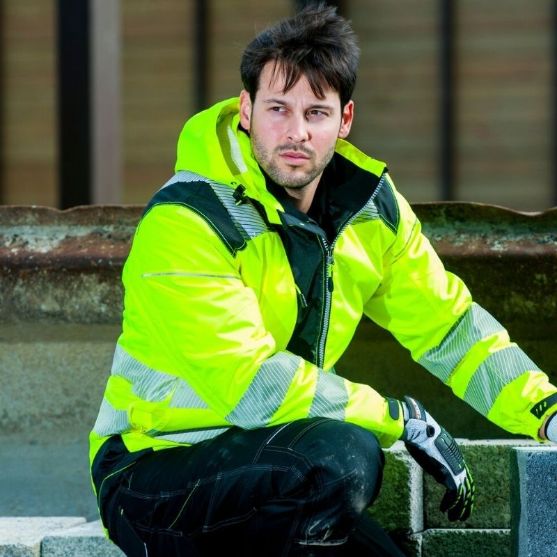Hi vis coats and jackets for construction, highways, utilities, logistics, transport, yards, site teams and outdoor workplaces