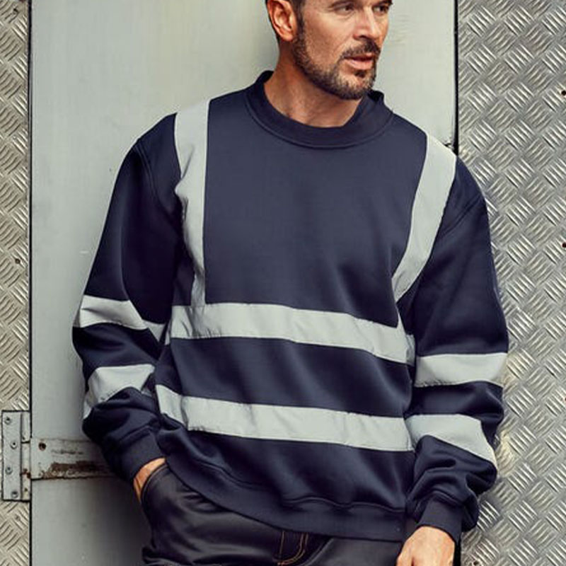 Hi vis sweatshirts for warehouses, yards, logistics, construction, transport, utilities, site teams and cooler working conditions