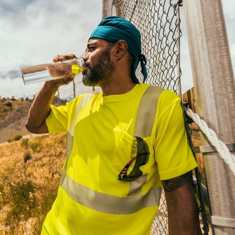 Hi vis T shirts for site teams, logistics, warehousing and warm-weather workwear