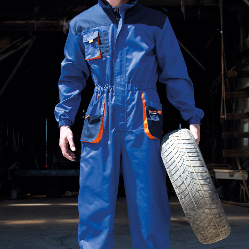Overalls and coveralls for full-body workwear protection, trades, workshops and safety-led environments