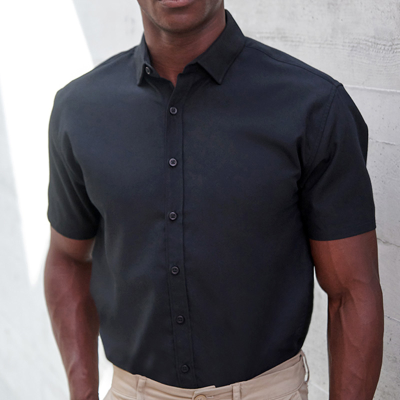 Short sleeve work shirts for smart staff uniforms, hospitality, retail, reception and customer-facing teams
