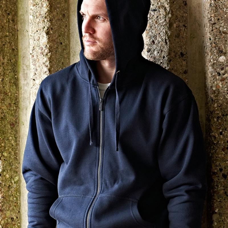 Zipped hoodies for branded team layers, casual staff clothing, clubs and events