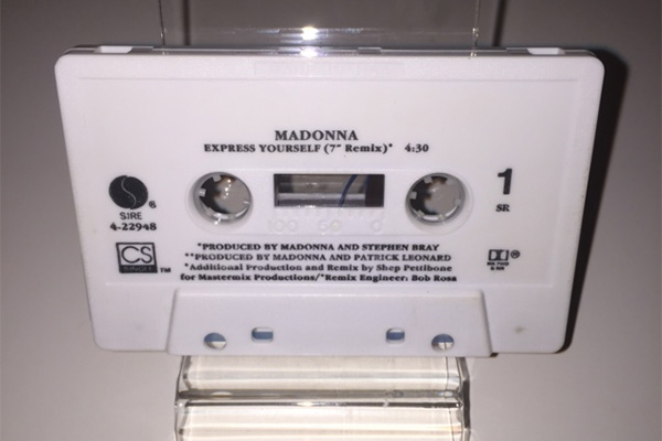 Cassette tape of Madonna's Express Yourself