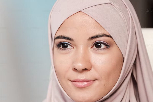 Woman wearing a hijab