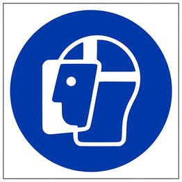 Faceshield symbol