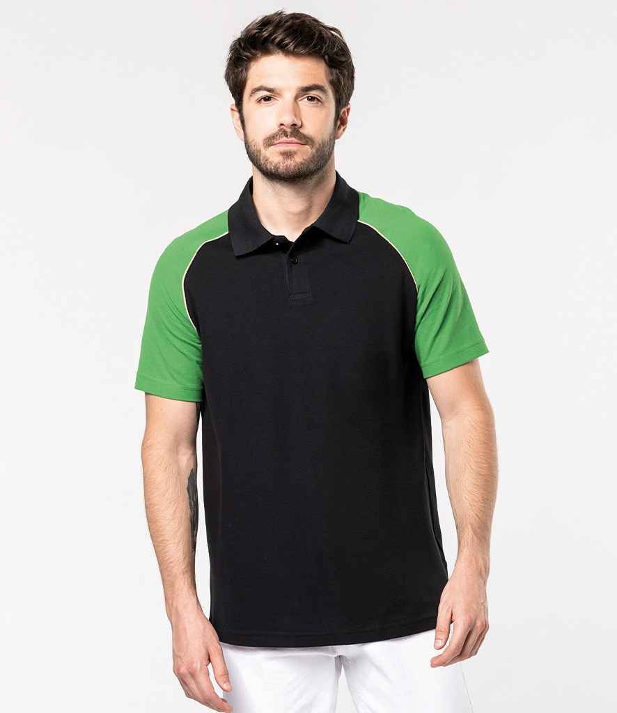 Raglan Sleeve Polo Shirt