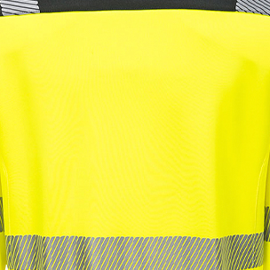 Yellow fluorescent fabric