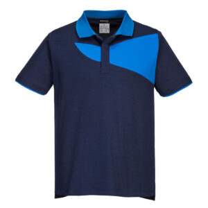 PW210 Polo Shirt in Navy and Royal