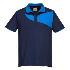PW210 Polo Shirt in Navy and Royal