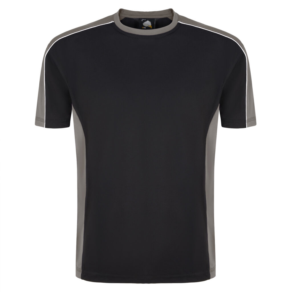 Black/GRAPHITE - ORN Avocet wicking t-shirt