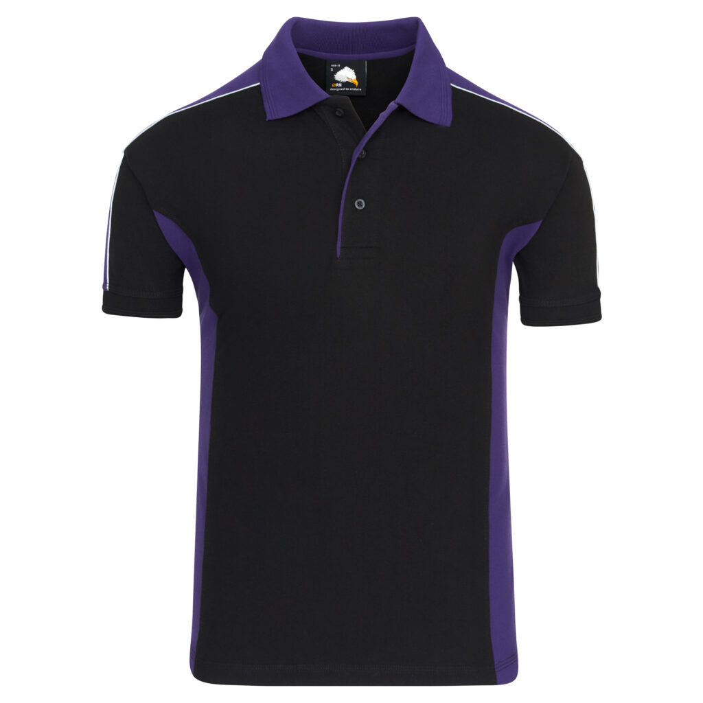 Black/Purple - ORN Avocet Poloshirt