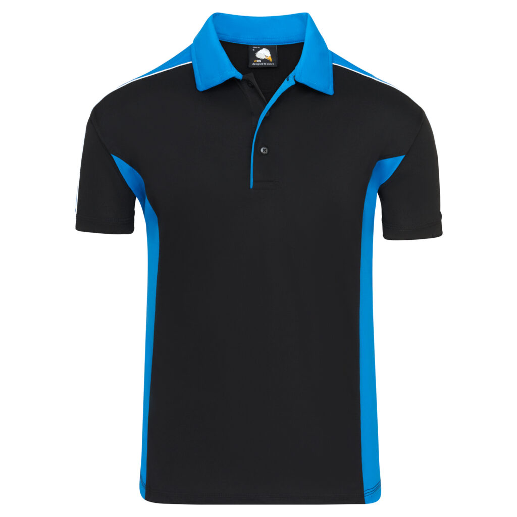 Black/Reflex Blue - ORN Avocet Wicking Poloshirt