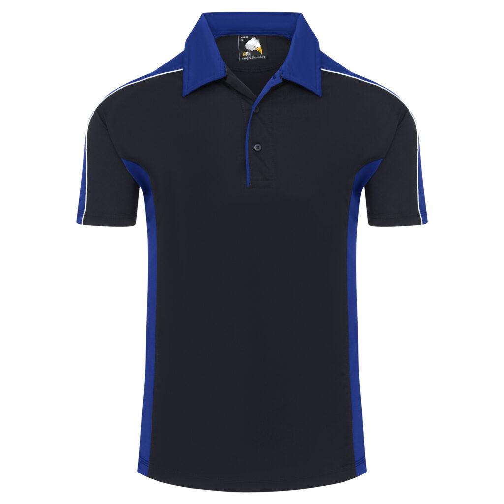 Navy/Reflex Blue - ORN Avocet Wicking Poloshirt