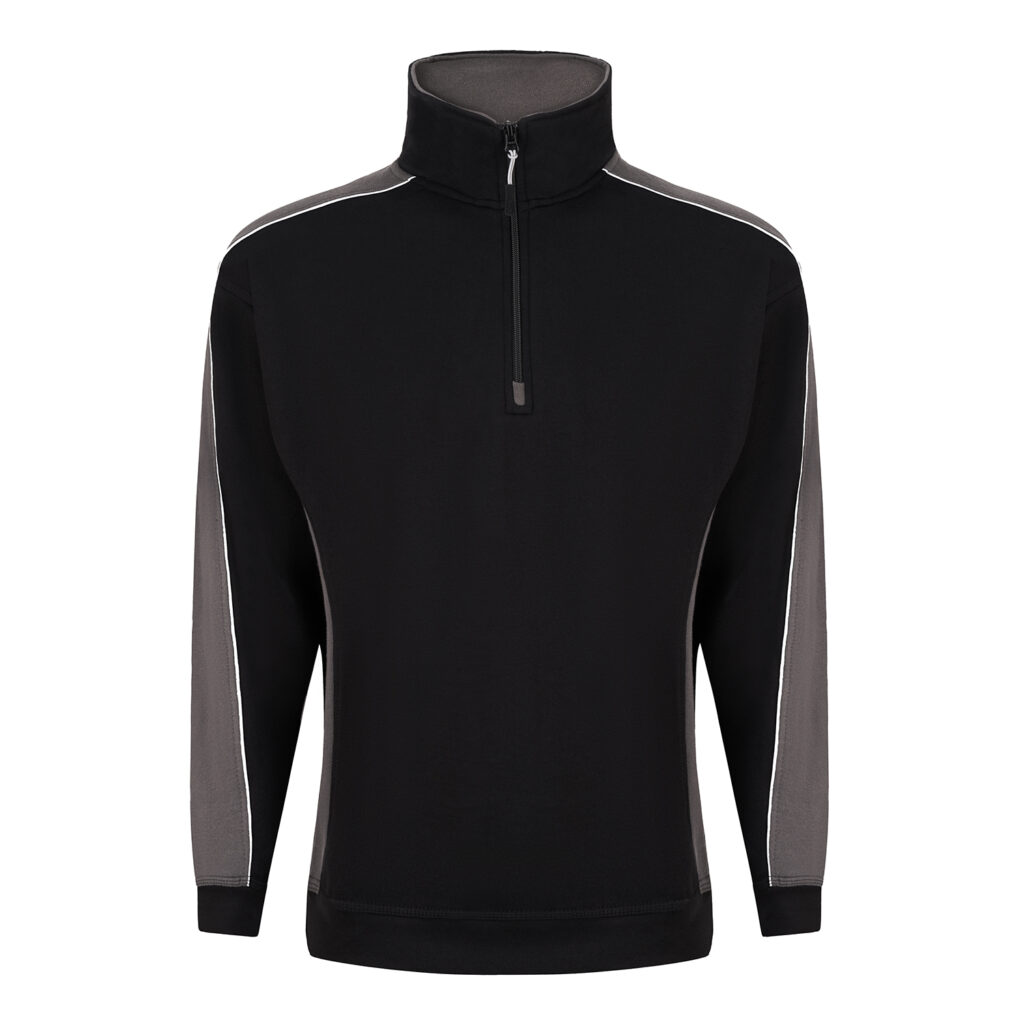 Black/Grey - ORN Avocet ¼ Zip Sweatshirt